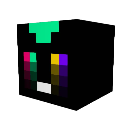 tulu0 Minecraft avatar head, 3D render