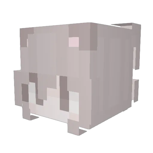 tumatong Minecraft avatar head, 3D render