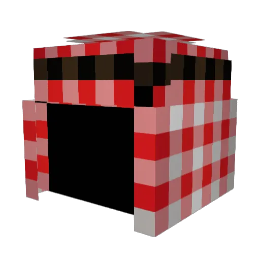 tumc Minecraft avatar head, 3D render