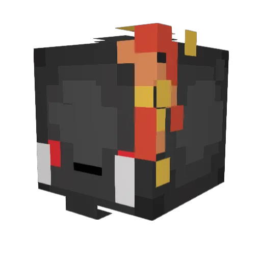 tumchix Minecraft avatar head, 3D render