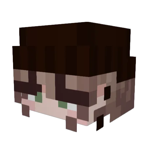 tumix2001 Minecraft avatar head, 3D render