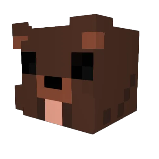 tumlee Minecraft avatar head, 3D render