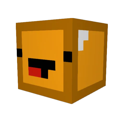 tummmm Minecraft avatar head, 3D render