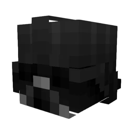 tummycouch Minecraft avatar head, 3D render