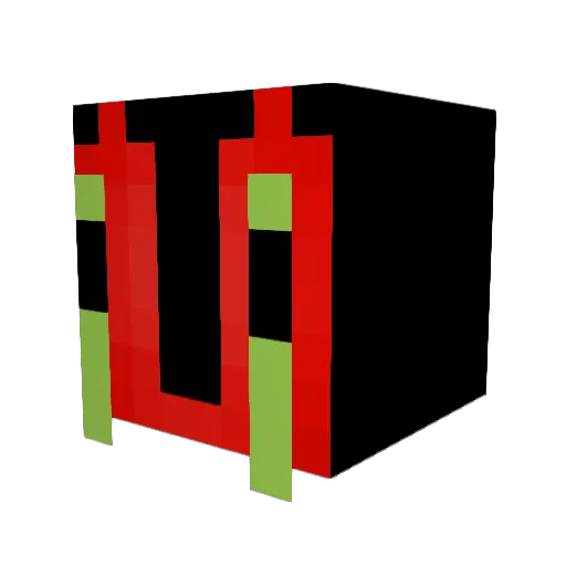 tumtu Minecraft avatar head, 3D render