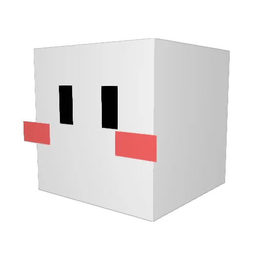 tunakan1231 Minecraft avatar head, 3D render