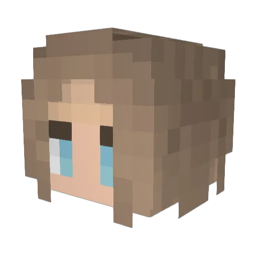 tunakann1192 Minecraft avatar head, 3D render