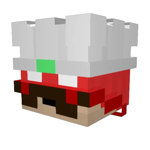 tunes_s Minecraft avatar head, 3D render