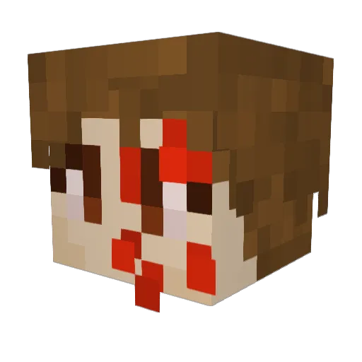 turbo_sterf Minecraft avatar head, 3D render
