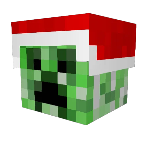 turbokeksi Minecraft avatar head, 3D render