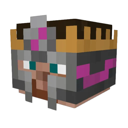 turboturd Minecraft avatar head, 3D render