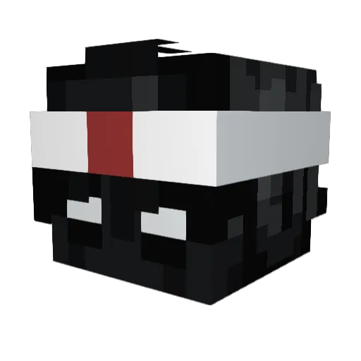 turbozelus Minecraft avatar head, 3D render