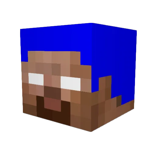turdbutt300 Minecraft avatar head, 3D render