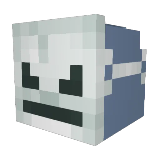 turdtay Minecraft avatar head, 3D render