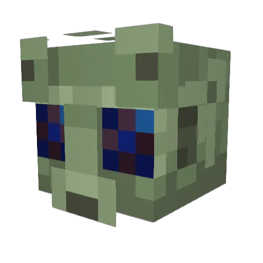 turf_kid Minecraft avatar head, 3D render
