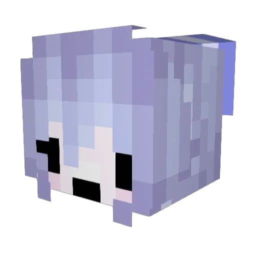 turiball Minecraft avatar head, 3D render