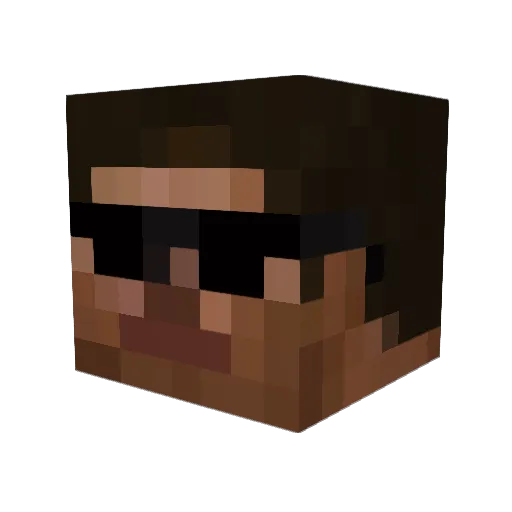 turiontl58 Minecraft avatar head, 3D render