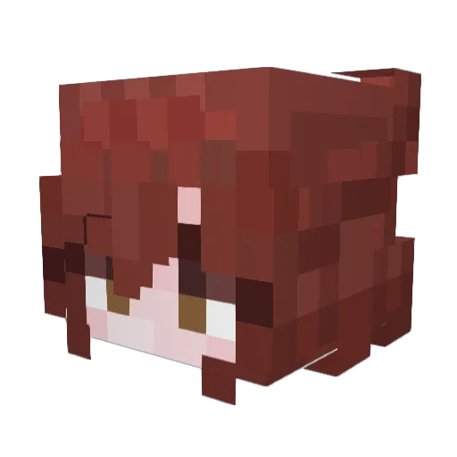 turkey_ham Minecraft avatar head, 3D render