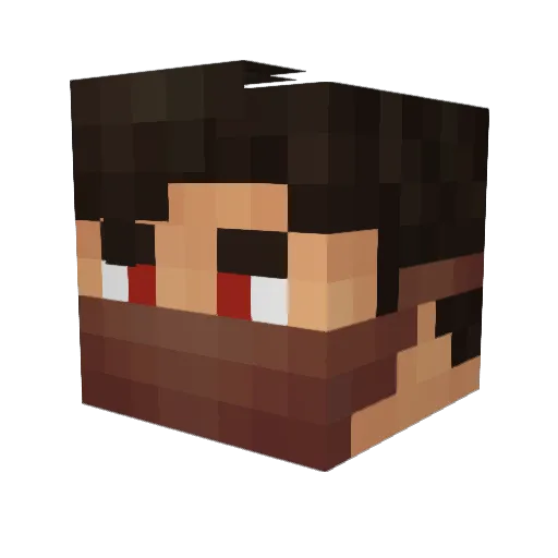 turkishavenger Minecraft avatar head, 3D render