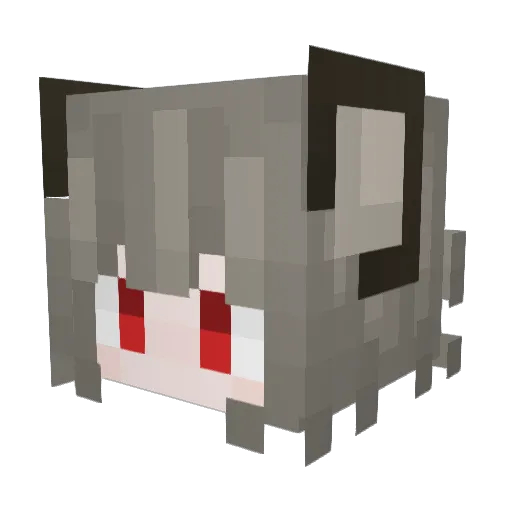 turmoil1 Minecraft avatar head, 3D render