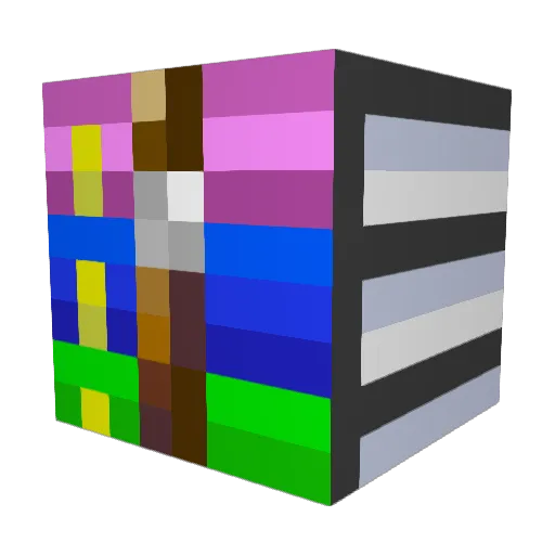 turnip_god Minecraft avatar head, 3D render