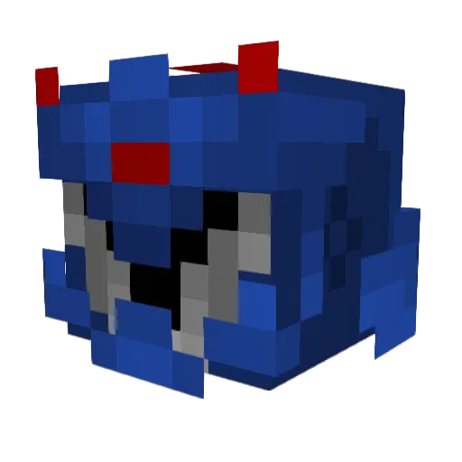 turntechGhead Minecraft avatar head, 3D render