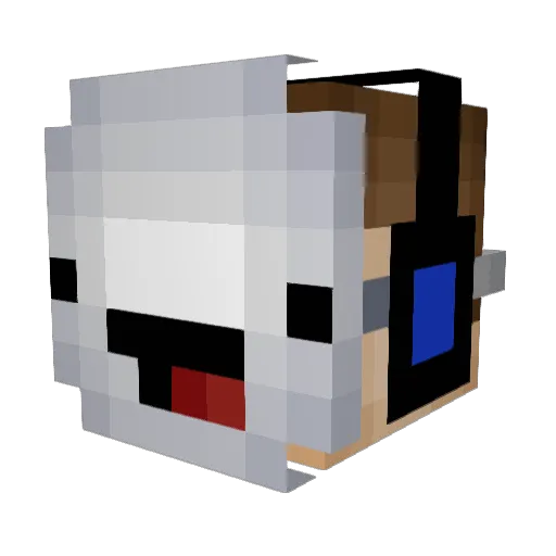 turpo12 Minecraft avatar head, 3D render
