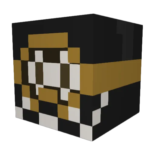 turtel71 Minecraft avatar head, 3D render