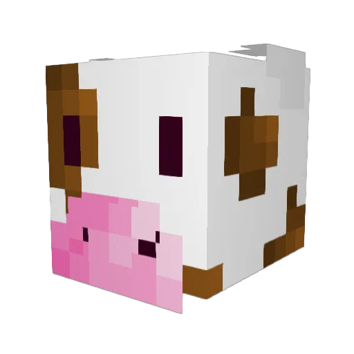 turtelblob Minecraft avatar head, 3D render