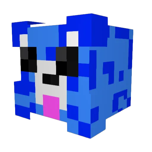 turtle409 Minecraft avatar head, 3D render