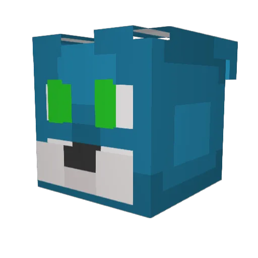 turtleman2013 Minecraft avatar head, 3D render