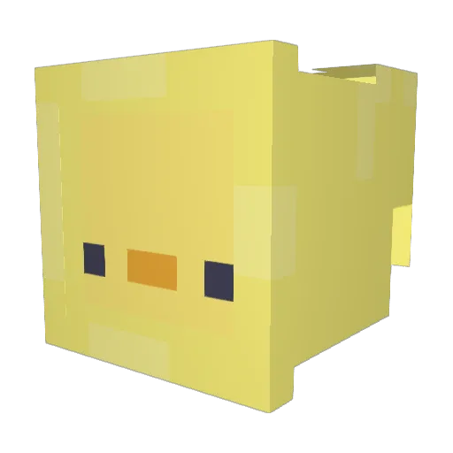 turtles144 Minecraft avatar head, 3D render