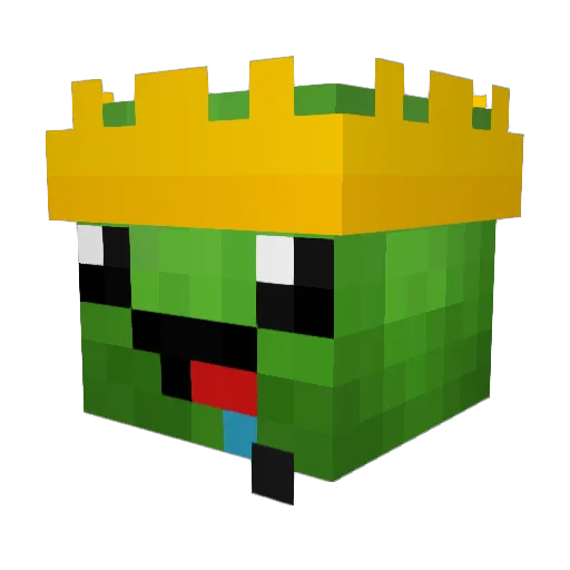turx3 Minecraft avatar head, 3D render