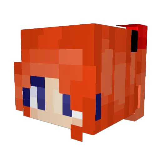 turxlz Minecraft avatar head, 3D render