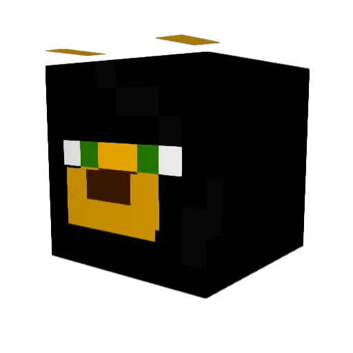 tuskywalrus Minecraft avatar head, 3D render