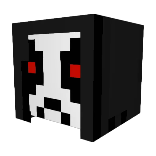 tusotusin Minecraft avatar head, 3D render