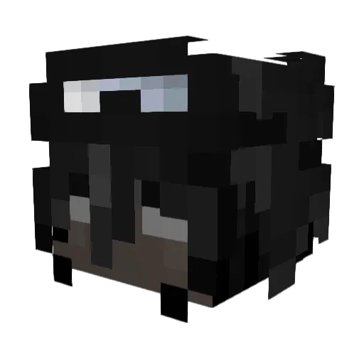 tuteessj Minecraft avatar head, 3D render