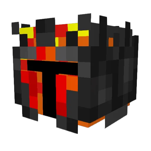 tutomo Minecraft avatar head, 3D render