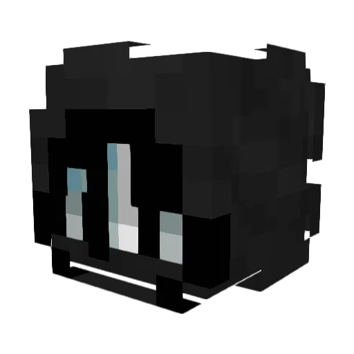 tutu922 Minecraft avatar head, 3D render