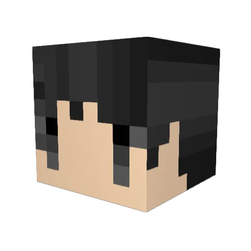 tuwabuki536 Minecraft avatar head, 3D render