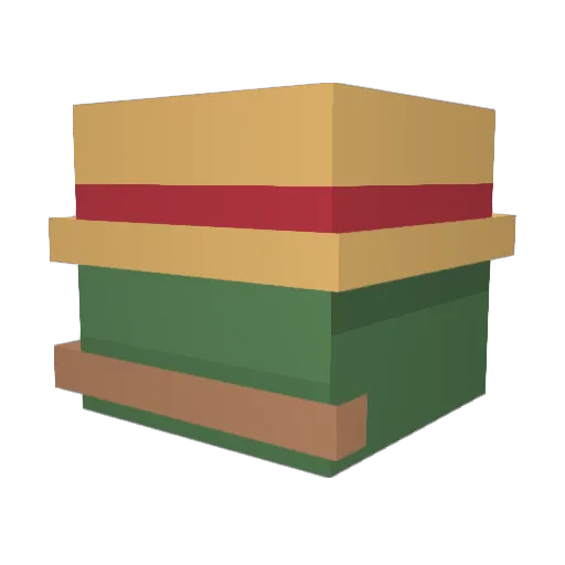 tuynz Minecraft avatar head, 3D render
