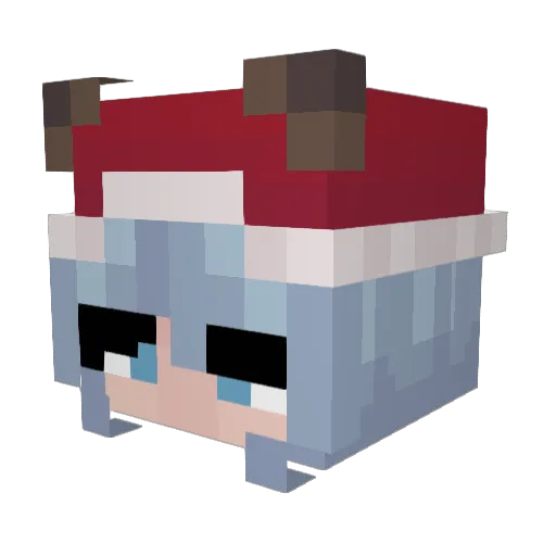 tvgtc Minecraft avatar head, 3D render