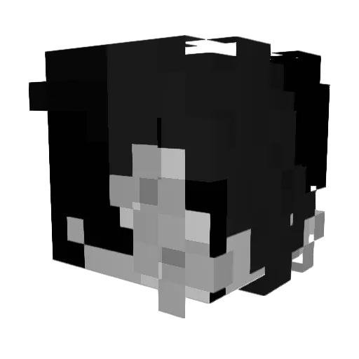 tvigs Minecraft avatar head, 3D render