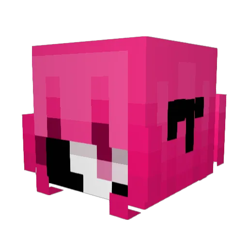 tvtek Minecraft avatar head, 3D render