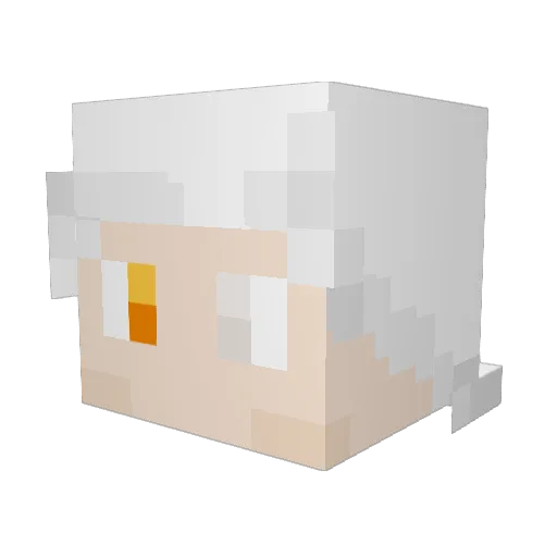 twangyx Minecraft avatar head, 3D render