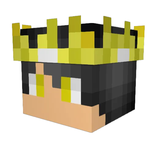 tward32 Minecraft avatar head, 3D render