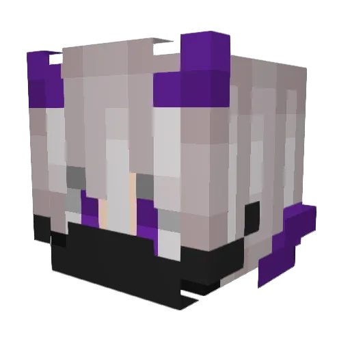 twc8888 Minecraft avatar head, 3D render