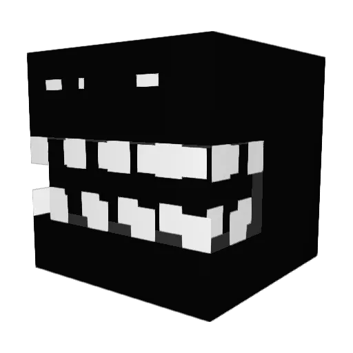 tweaking_bl4ck Minecraft avatar head, 3D render