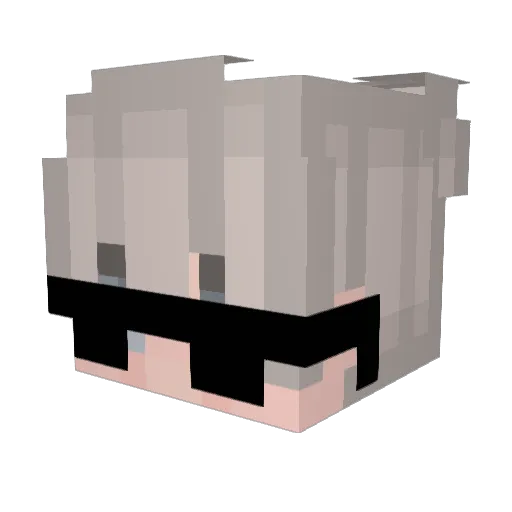 twentyformer Minecraft avatar head, 3D render