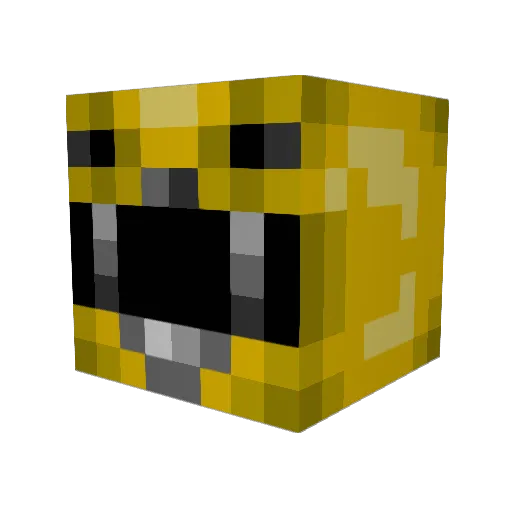 twicecoaster Minecraft avatar head, 3D render